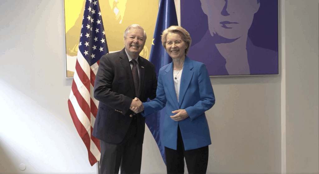 Von der Leyen meets US Senator Graham over tougher Russian sanctions