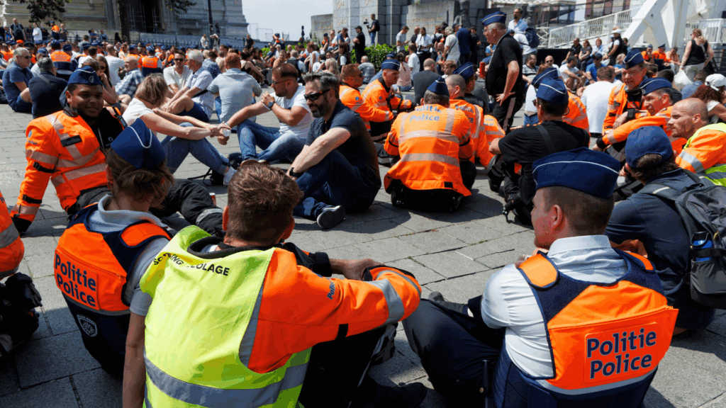 Fabian Death: Police gather to support arrested officer