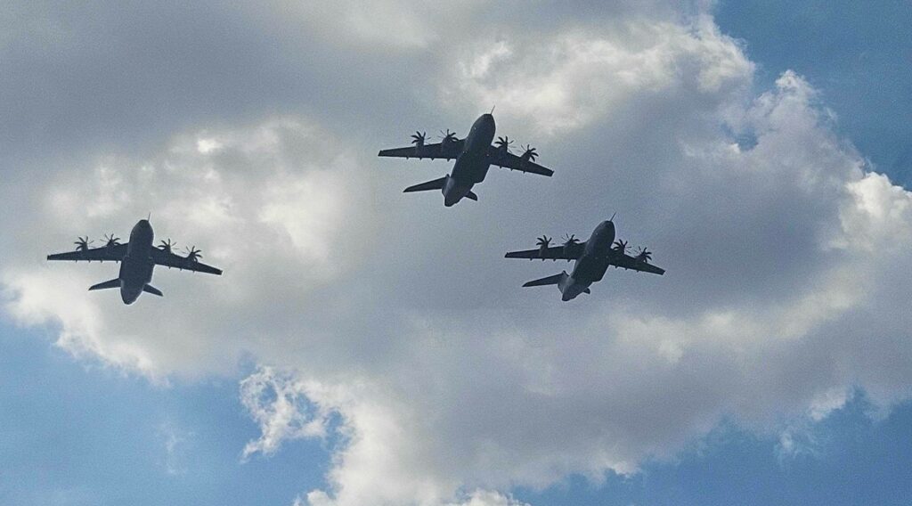 Why so many military aircraft are flying over Brussels today