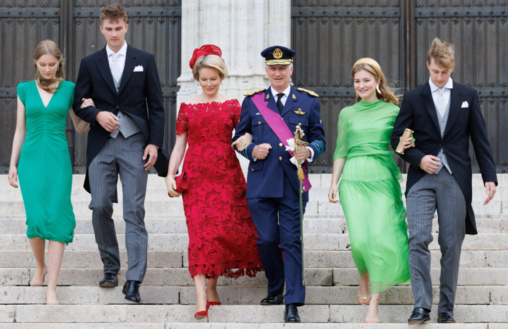 Royal family attend Te Deum in Brussels along with top Belgian politicians