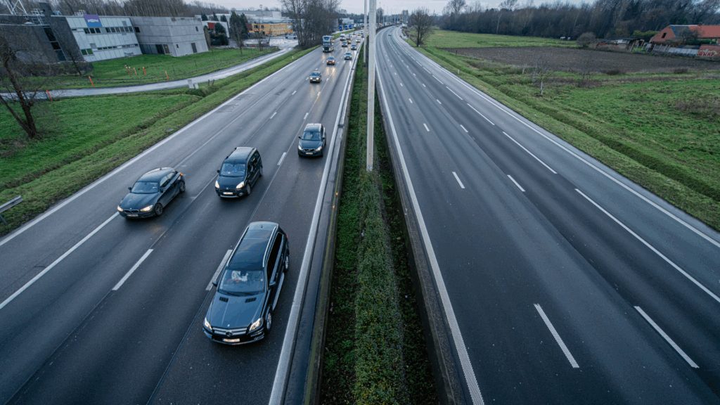 Roads on Belgian motorways damaged by heat