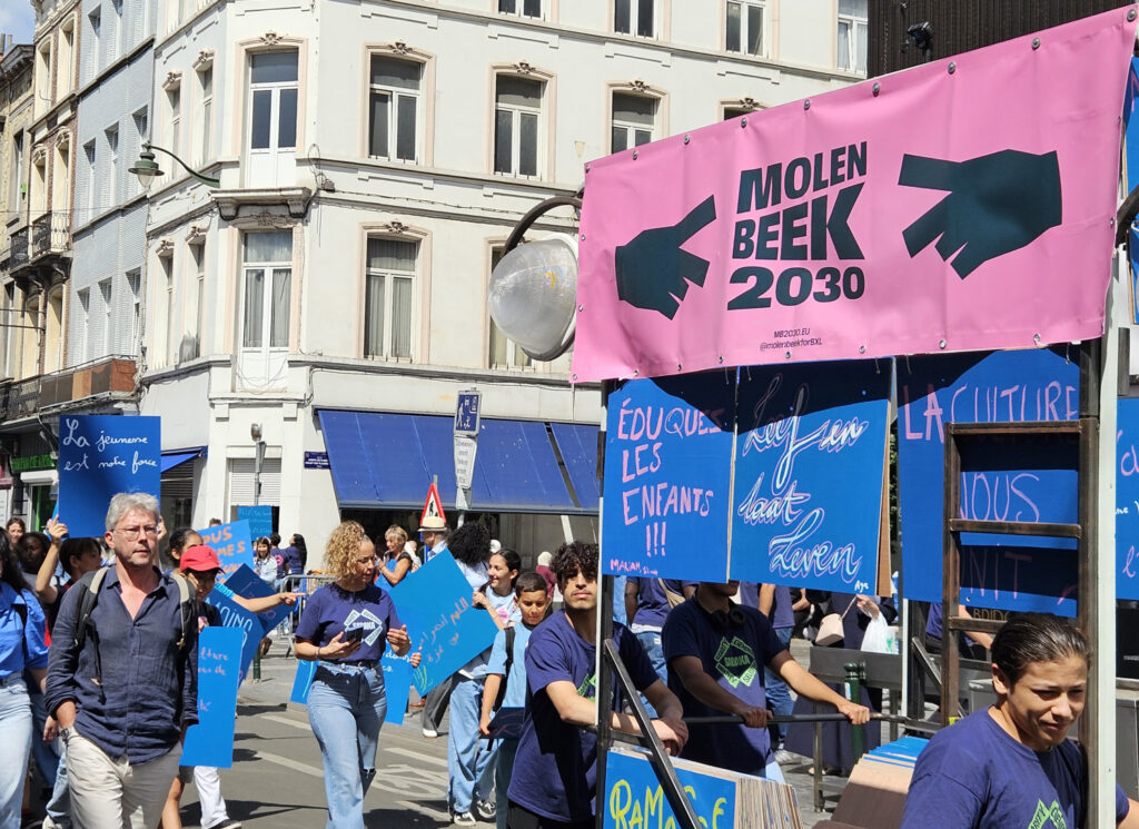 Molenbeek push for Capital of Culture status with flashy parade