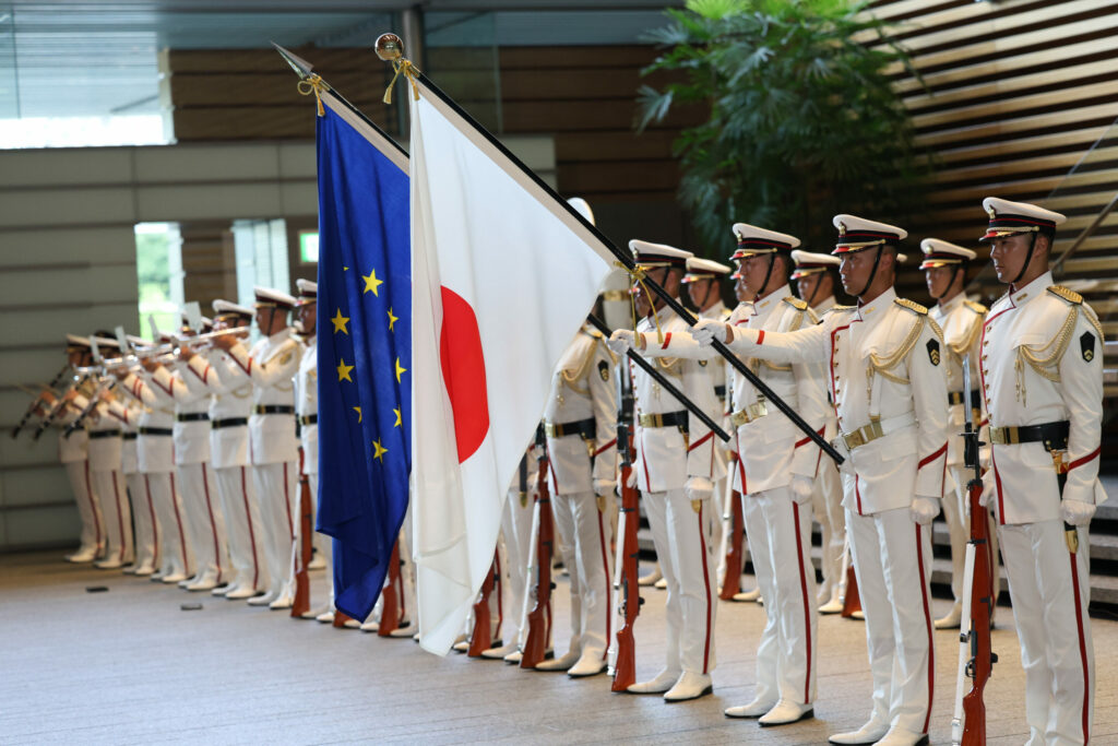 Japan imperial couple visit Belgium