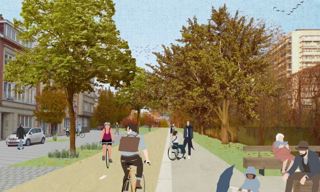Construction of 'cycle highway' between Anderlecht and Brussels starts
