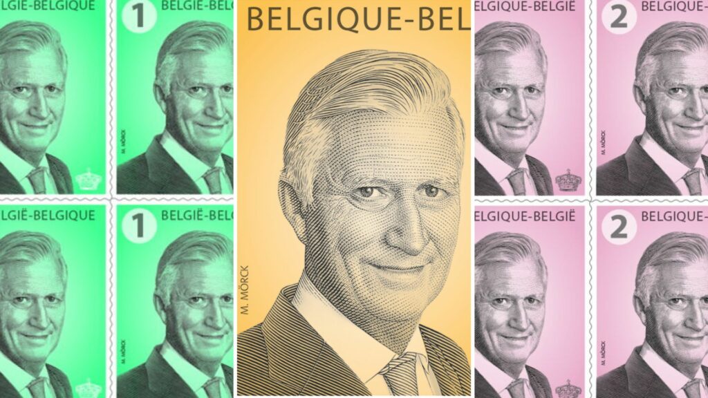 New royal stamp of King Philippe available in Belgium