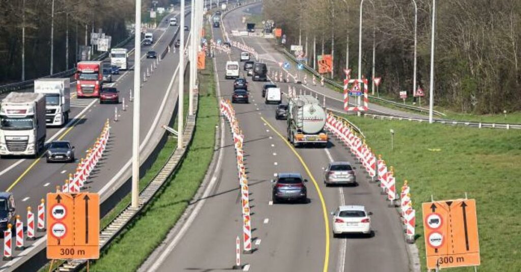 E420 access route towards Charleroi partially closed for 3 weeks