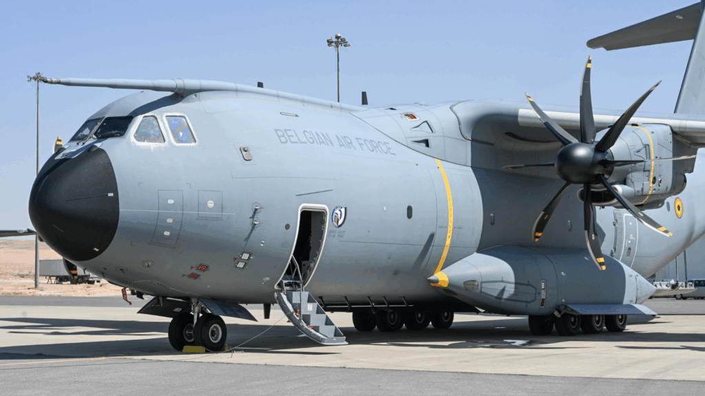 Belgium drops 16 tonnes of aid over Gaza Strip