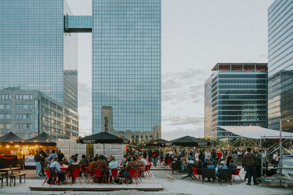 How a Manhattan-style rooftop is bringing life after Brusselization