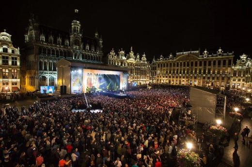 Free concert gathers famous Belgian artists on Grand-Place on Friday