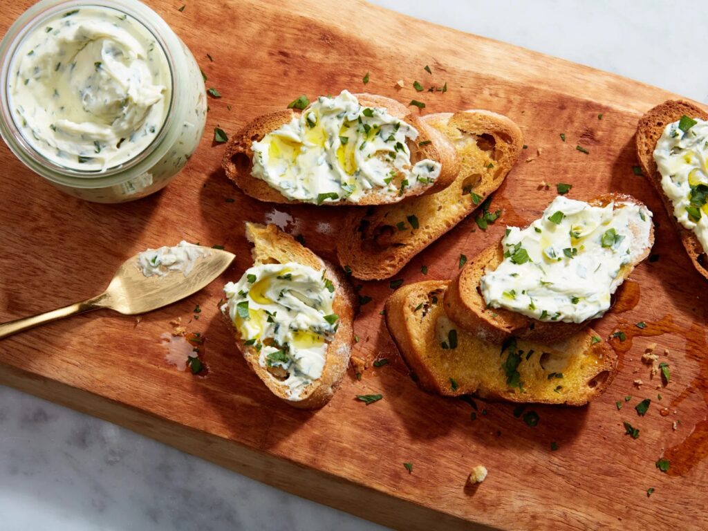 A taste of Belgium: Belgian-style fresh cheese with herbs and radishes