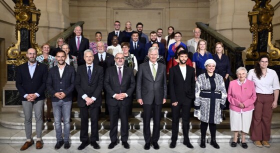 King Philippe welcomes 'everyday heroes' to the Palace