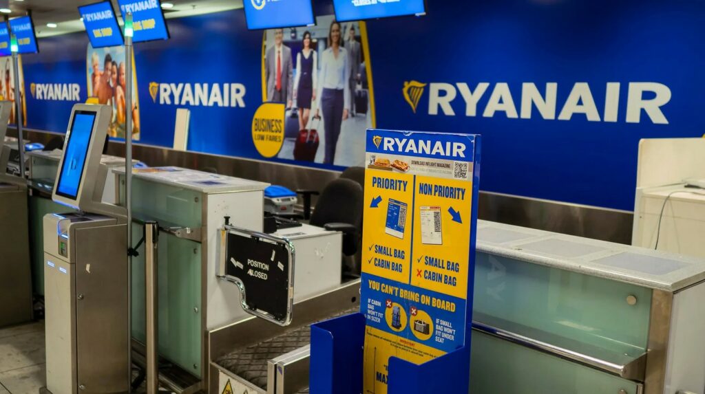 Ryanair increases size limits for free hand luggage