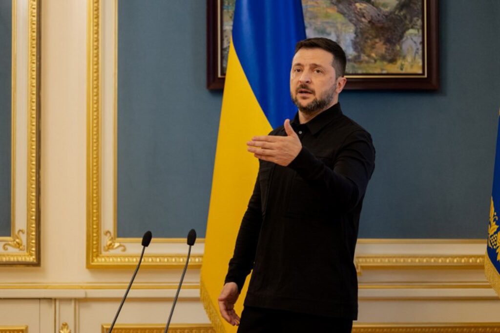 Ukrainian president proposes joint anti-aircraft shield to European allies