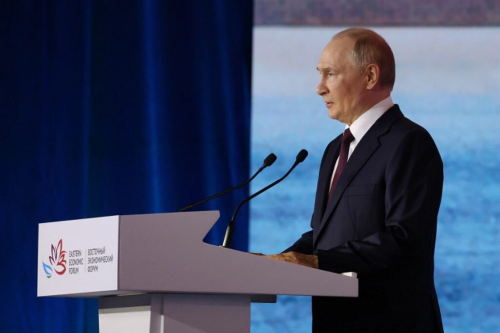 Putin claims Western forces will be 'legitimate target' for Russian army