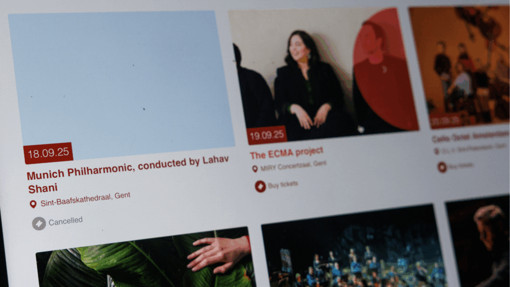 Festival of Flanders' board confirms cancellation of concert led by Israeli conductor