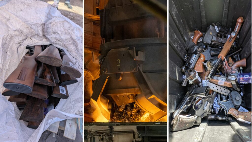 Hundreds of firearms destroyed in Brussels 'for safety of the population'