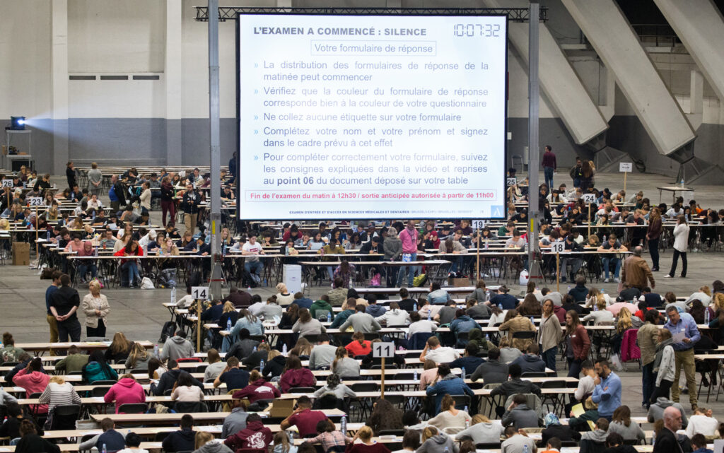 Belgian medical students condemn entry exam as 'unfair barrier' to healthcare studies