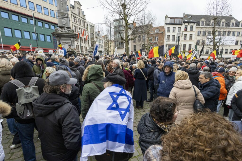 Brussels march to honour October 7 victims and condemn antisemitism