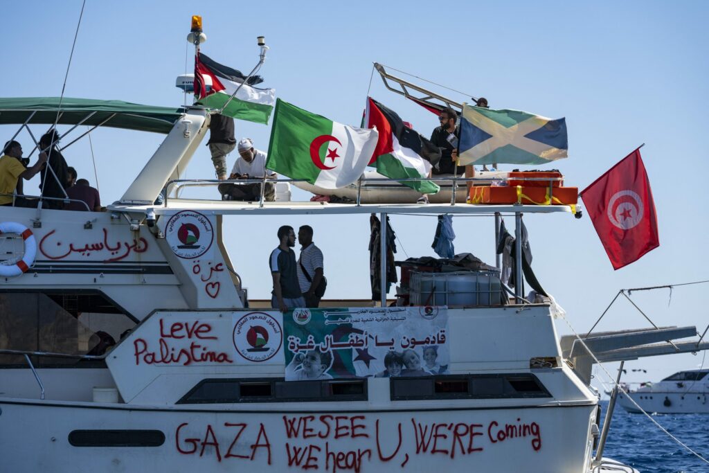 Belgians among new intercepted flotilla carrying aid to Gaza