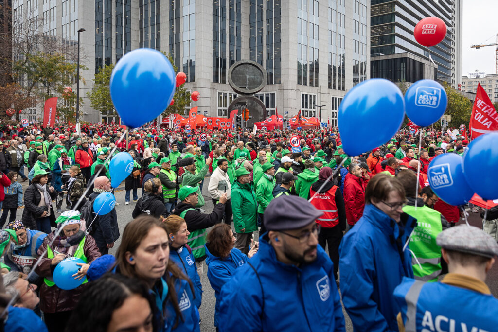 Union membership down in Europe, with Belgium recording the sharpest fall