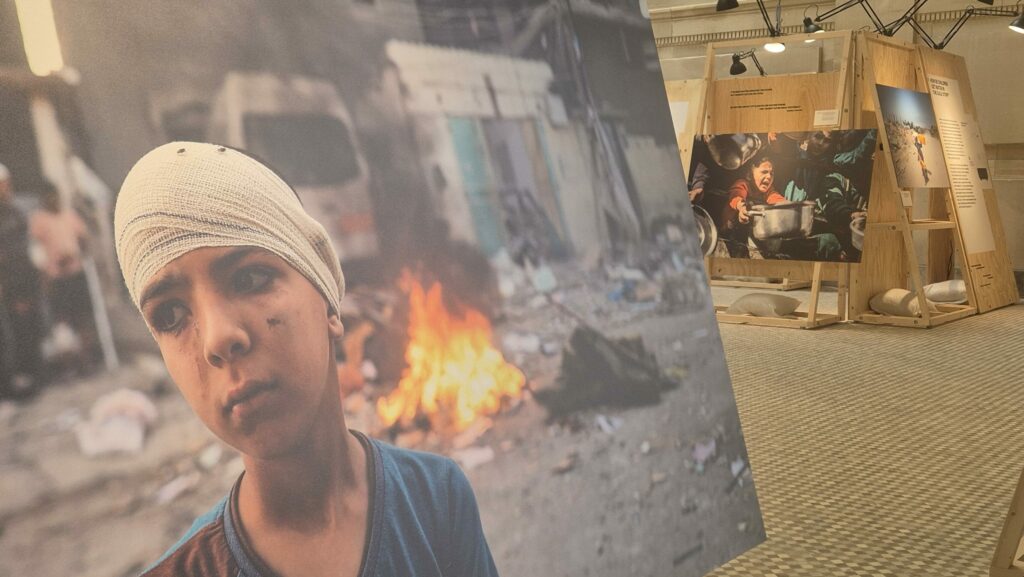 UNICEF exhibition in Brussels highlights the lives of Gaza's children