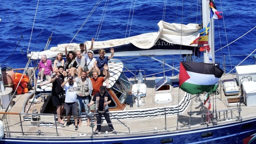 Six of the eight Belgians on Gaza humanitarian flotilla on their way to Belgium
