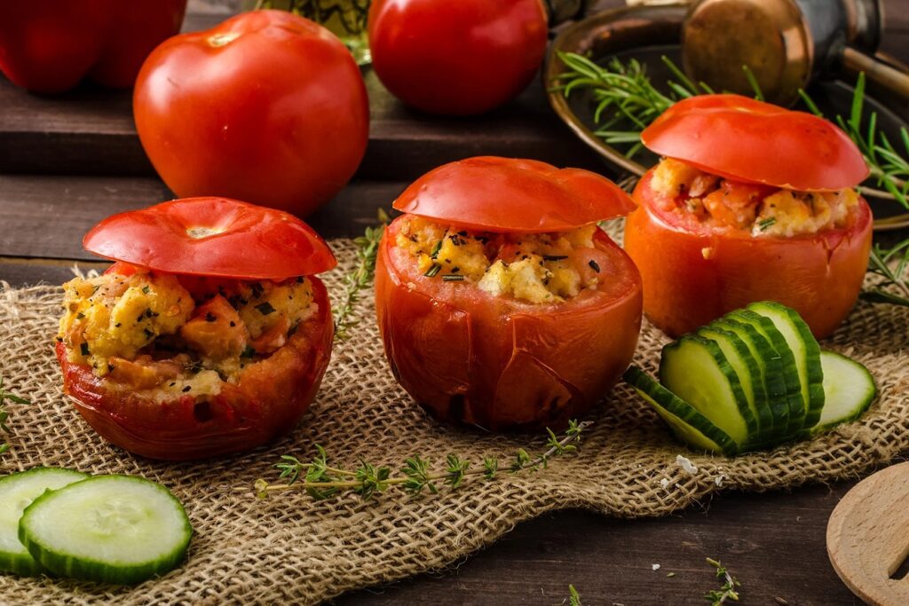 A taste of Belgium: Shrimp-stuffed tomatoes