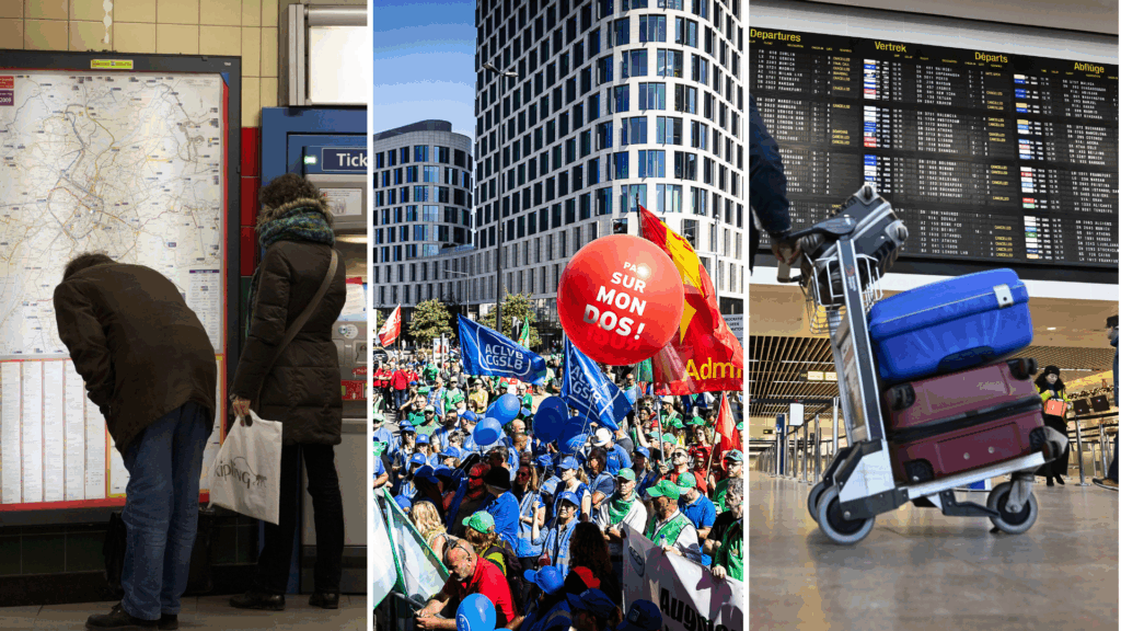 Latest updates as Belgium is hit by national strike