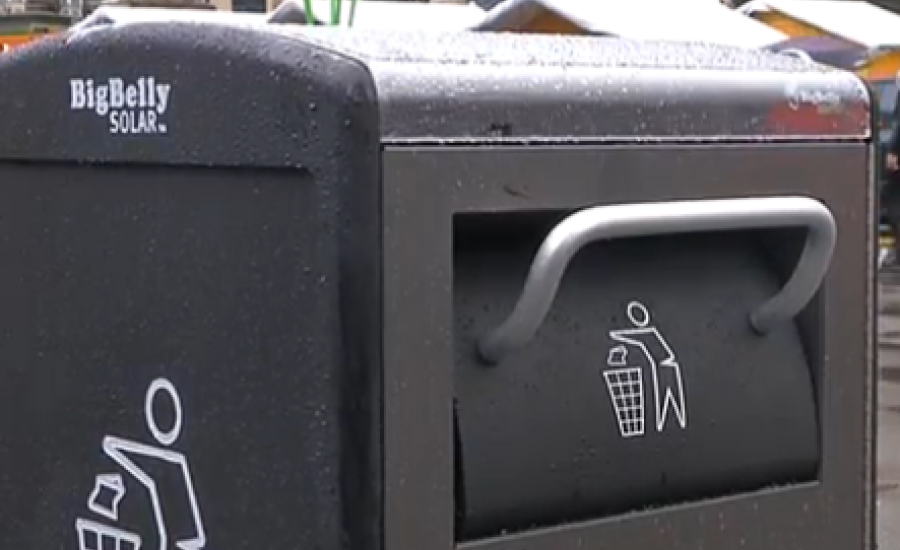 Brussels installs extra-large smart bins to tackle overflowing waste