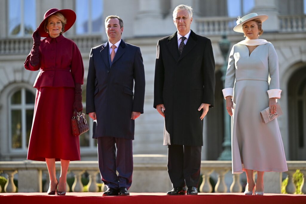 In Pictures: Grand Duke of Luxembourg makes first official visit abroad to Belgium