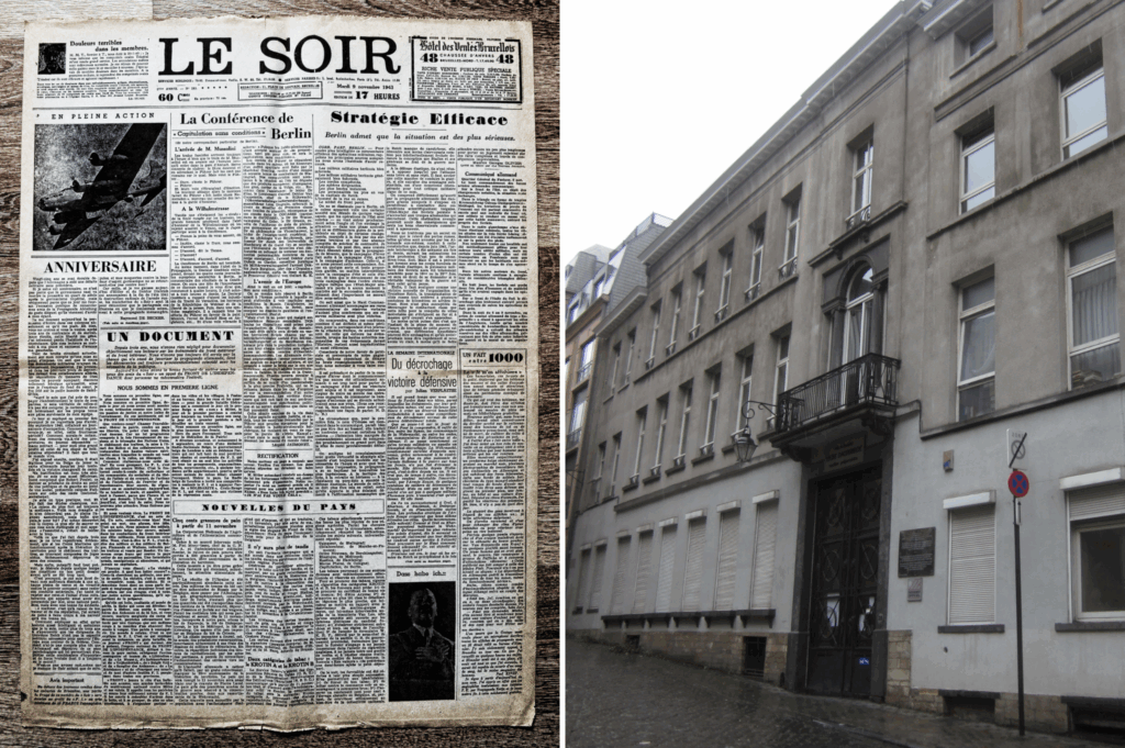 Fake 'Le Soir' copies from WW2 to go for auction