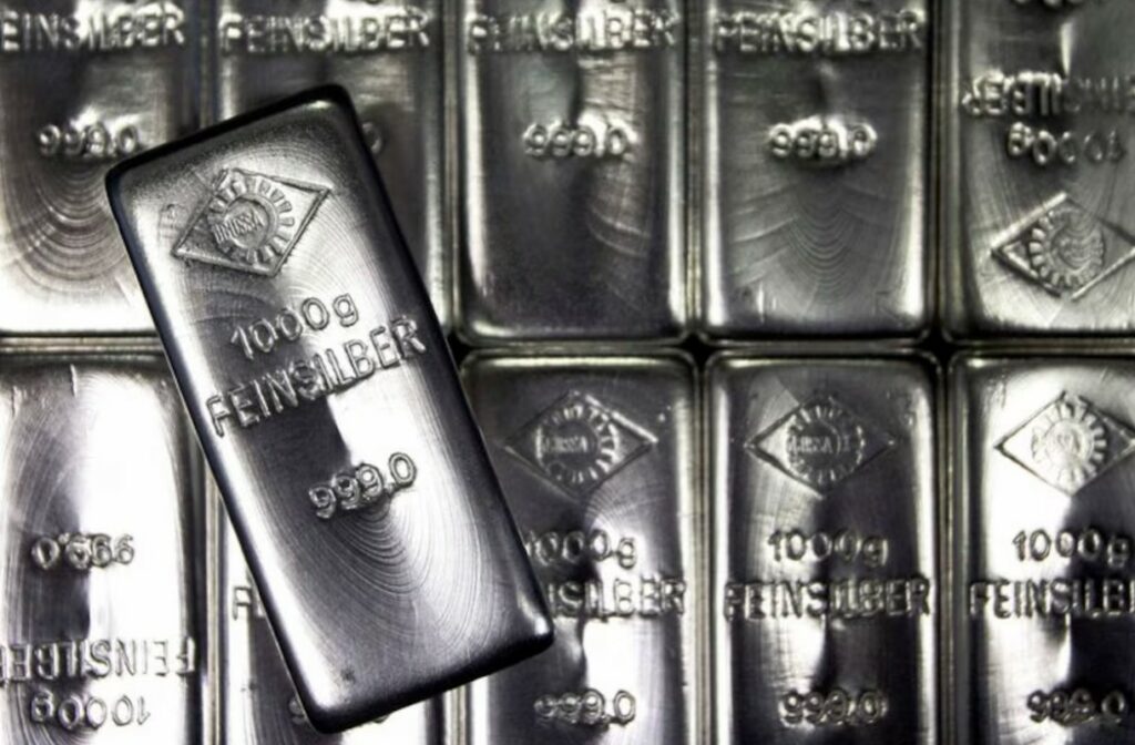 Silver price at record high