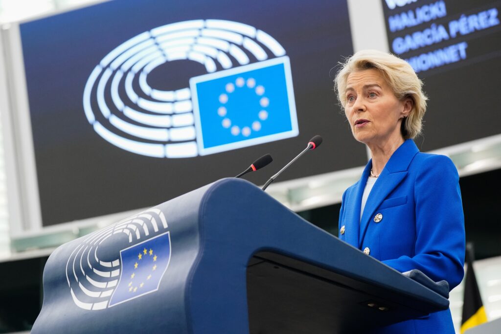 Europe 'must respond' to Russia's 'hybrid war' - von der Leyen tells MEPs