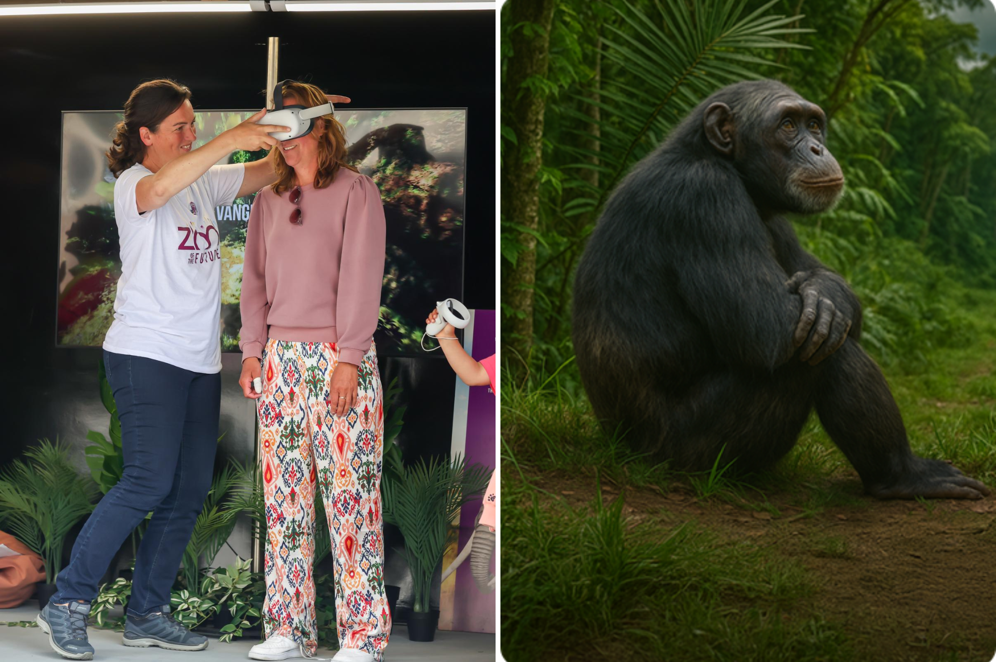 The Brussels zoo without cages