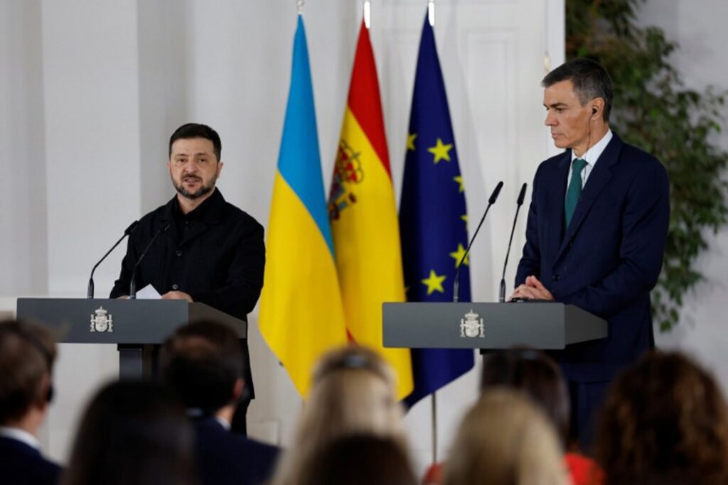 Spanish Prime Minister promises Kyiv €615-million aid package
