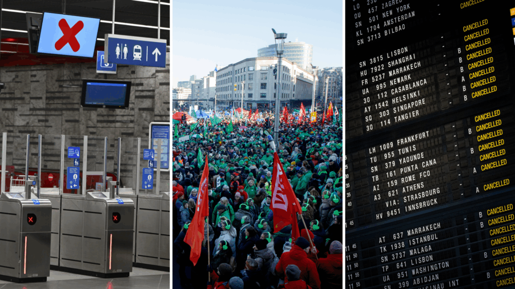 Everything we know about the three-day strike hitting Belgium this week