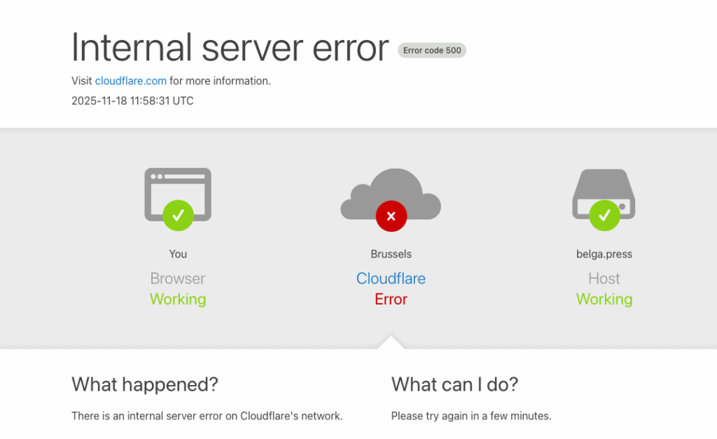 X, ChatGPT and other websites impacted by global network outage