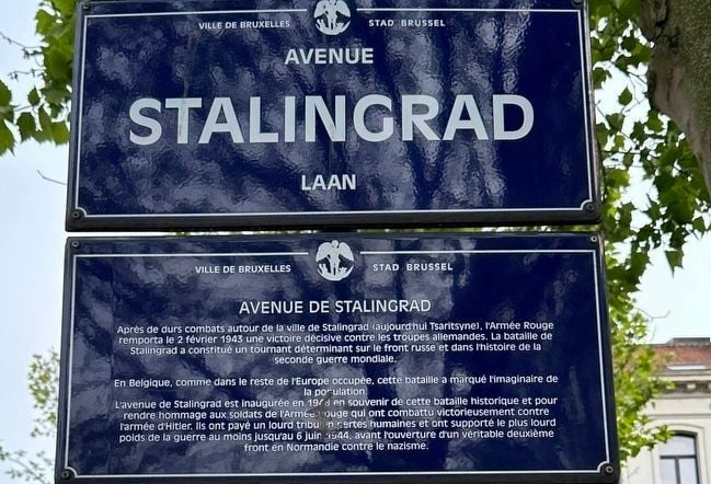 Stalingrad Avenue in Brussels: A name Europe should no longer carry