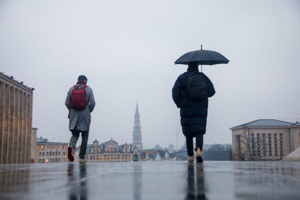 Code yellow issued for rain in Belgium, including Brussels region