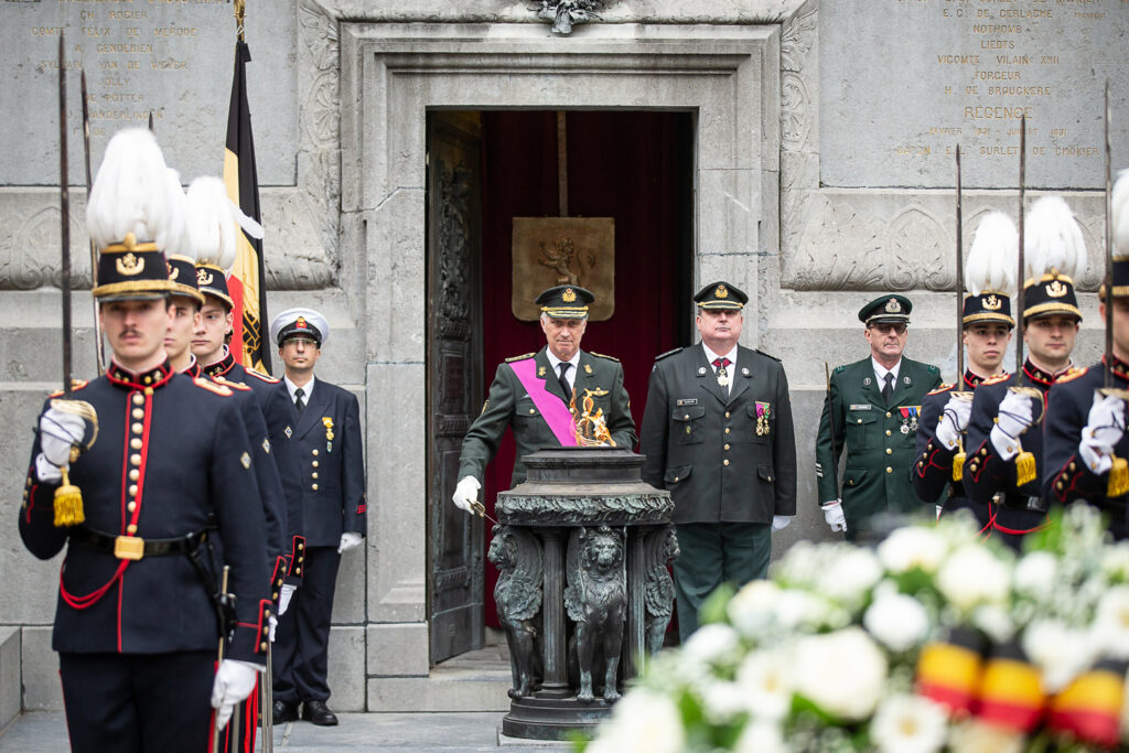Belgian King and politicians commemorate Armistice Day in Brussels