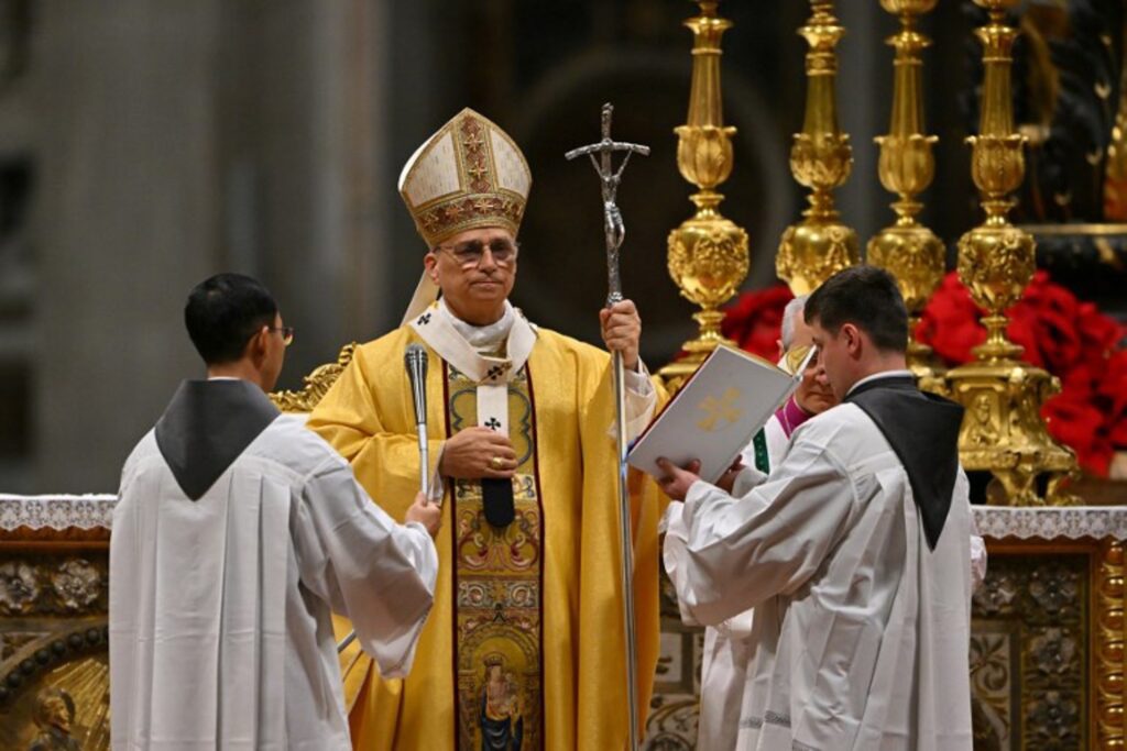 Pope Leo XIV celebrates his first Christmas Mass in the Vatican