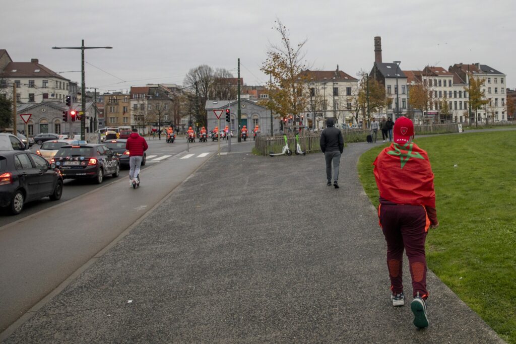 Disorder in Molenbeek after Morocco-Zambia football match