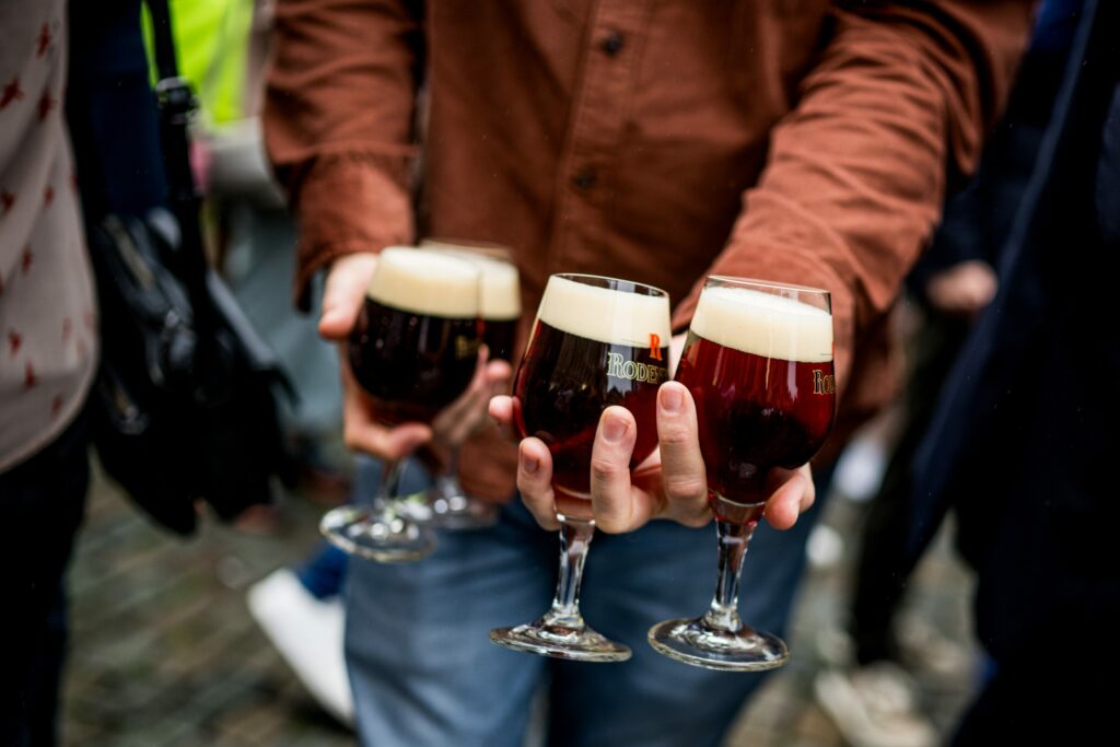 How much do Belgians drink compared to other countries?