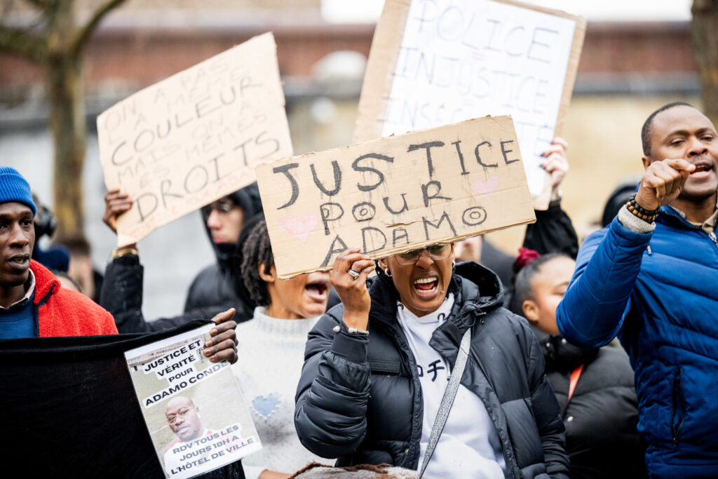 Around 200 people tribute Adama Condé in Namur