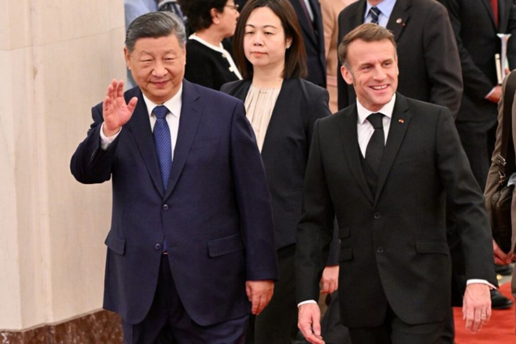 Macron presses Xi on Ukraine and trade imbalances