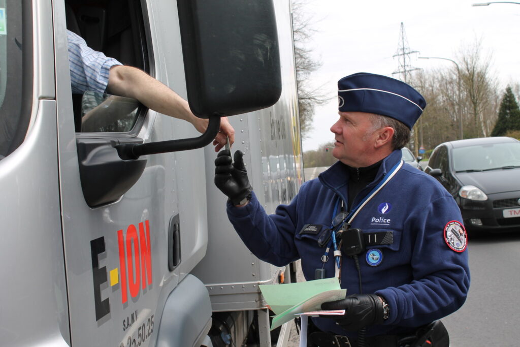 Half of the vehicles inspected in Brussels flout transport regulations