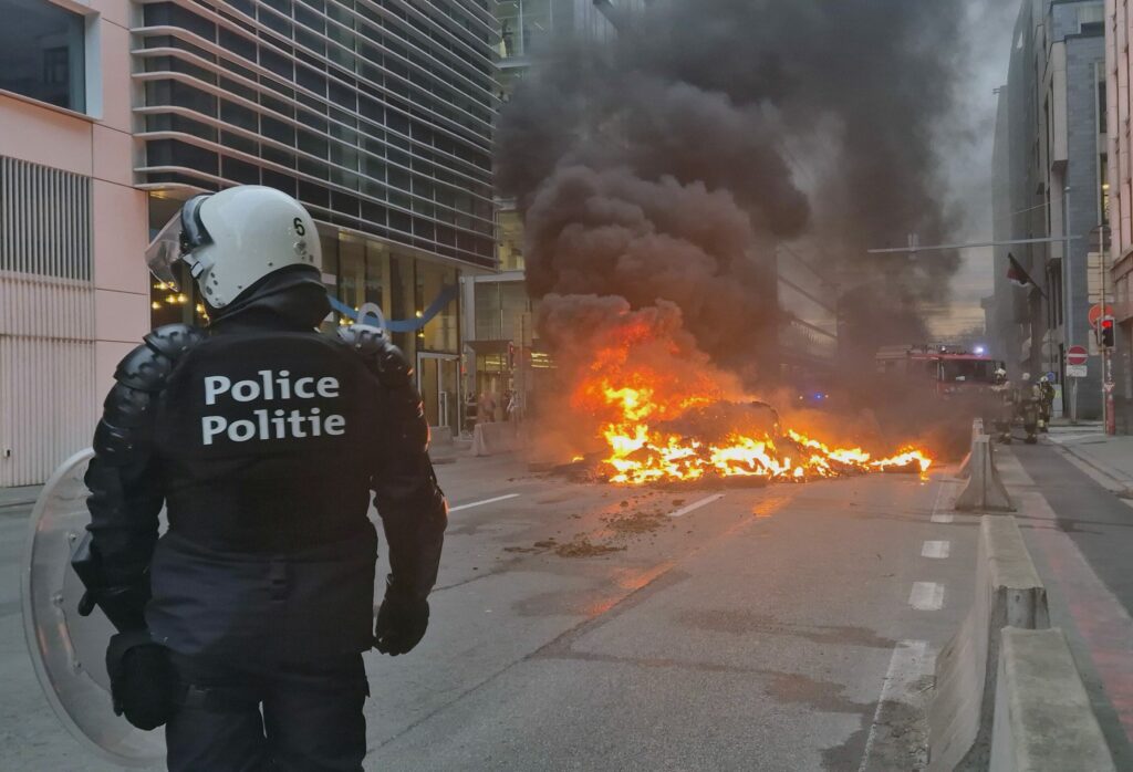 13 people arrested during Brussels farmers' protest