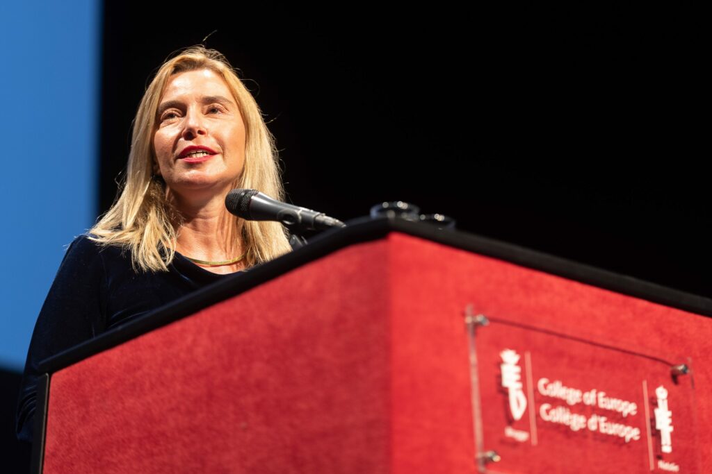 Mogherini and two others charged in suspected EU diplomatic training fraud case