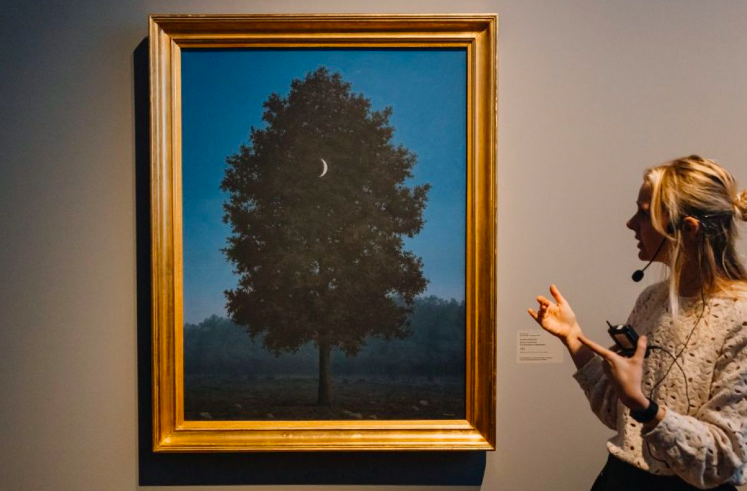 Magritte almost literally comes to life in groundbreaking new exhibition