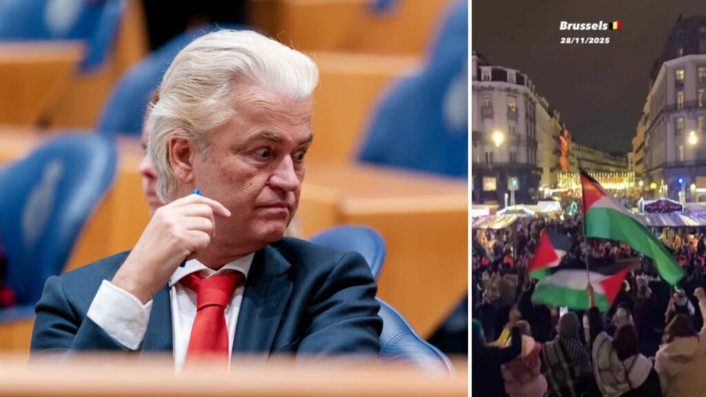 Dutch-far right politician targets Gaza protest at Brussels Winter Wonders